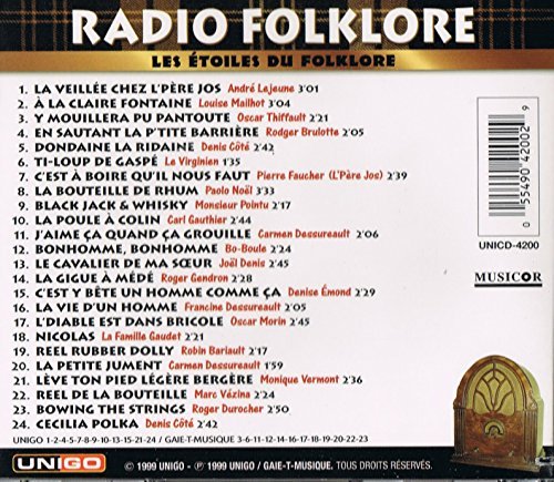 Radio Folklore – 24 Étoiles Du Folklore, Artistes Varies (CD, VF/EN)
