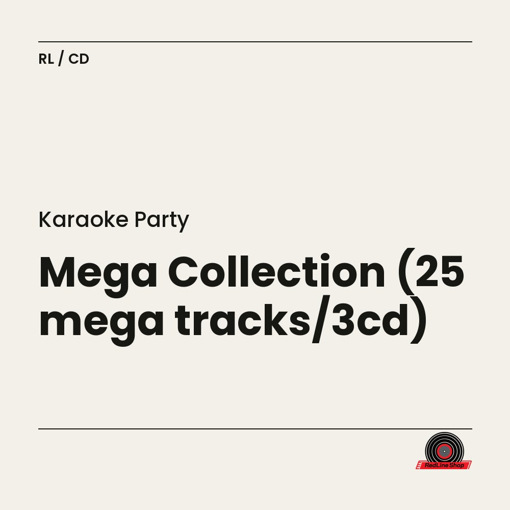 Karaoke Party – Mega Collection (25 mega tracks/3cd) (3-disc CD, EN)