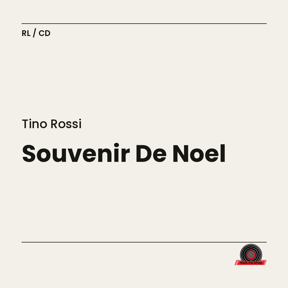 Tino Rossi – Souvenir De Noël (CD, VF)