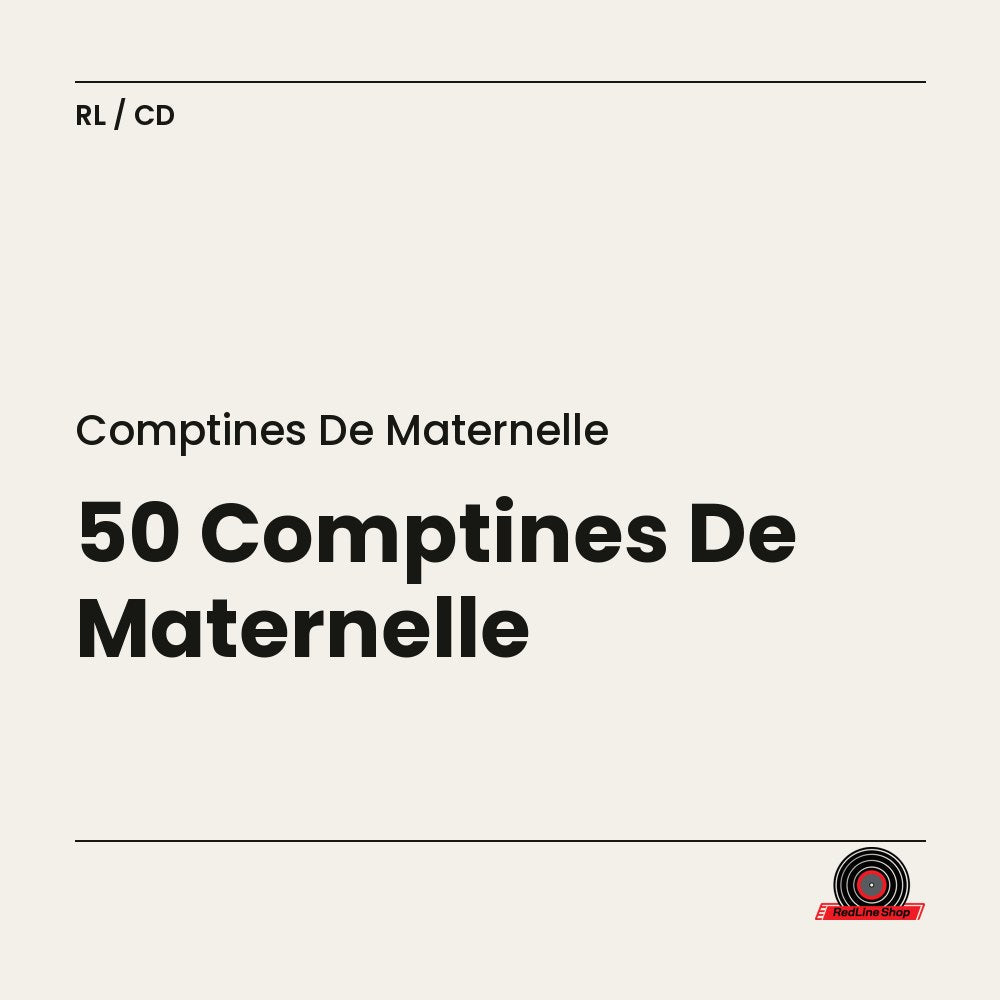 Comptines de Maternelle – 50 Comptines De Maternelle (2-disc CD, VF)