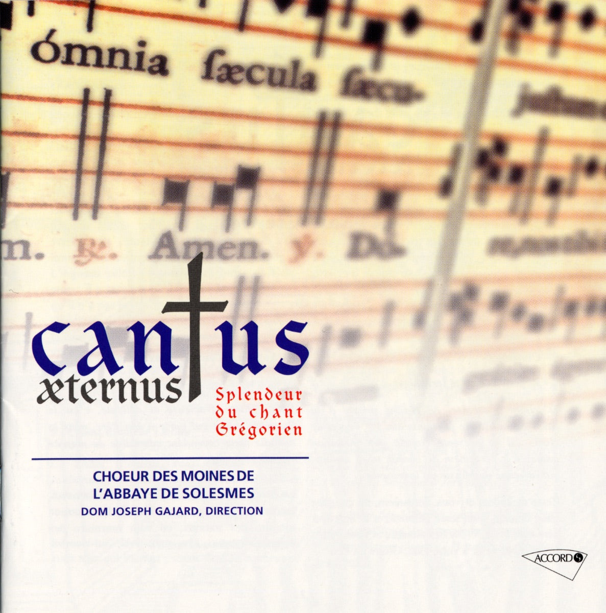 Cantus Xternus – Choeur Des Moines De L'Abbaye De Solesmes (CD, EN)