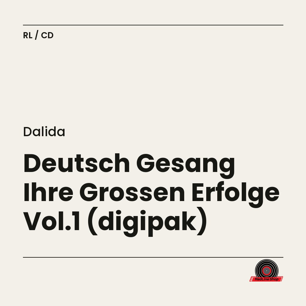 Dalida – Deutsch Gesang Ihre Grossen Erfolge Vol.1 (digipak) (CD, VF)