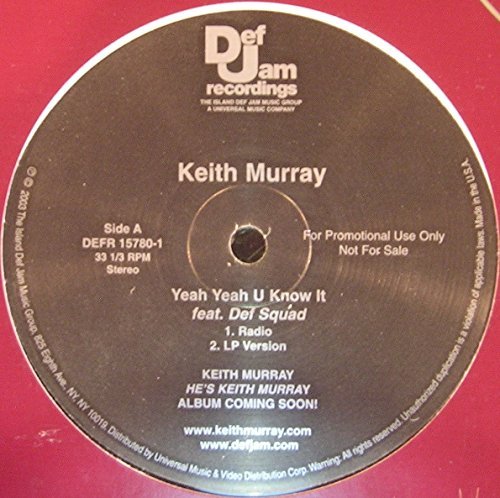 Keith Murray – Yeah Yeah You Know It (Vinyl, EN)