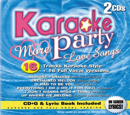 Karaoke Party – More Love Songs (16 tracks/2cd) (2-disc CD, EN)