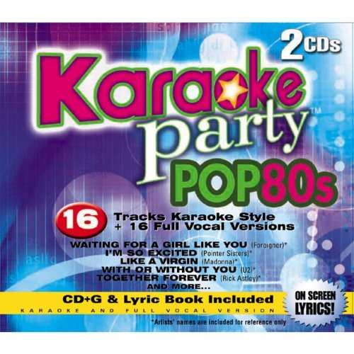 Karaoke Party – Pop 80's (16 tracks/2cd) (2-disc CD, EN)