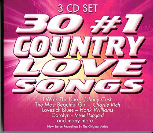 30 #1 Country Love Songs – Various Artists (3-disc CD, EN)