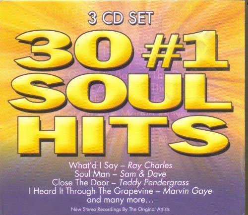 30 #1 Soul Hits – Various Artists (3-disc CD, EN)