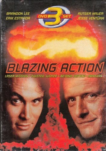 Lee / Sharif / Hauer / Estrada /ventura – Laser Mission / Twisted Justice / Beyond Justice / Abraxas (3-disc DVD, EN)