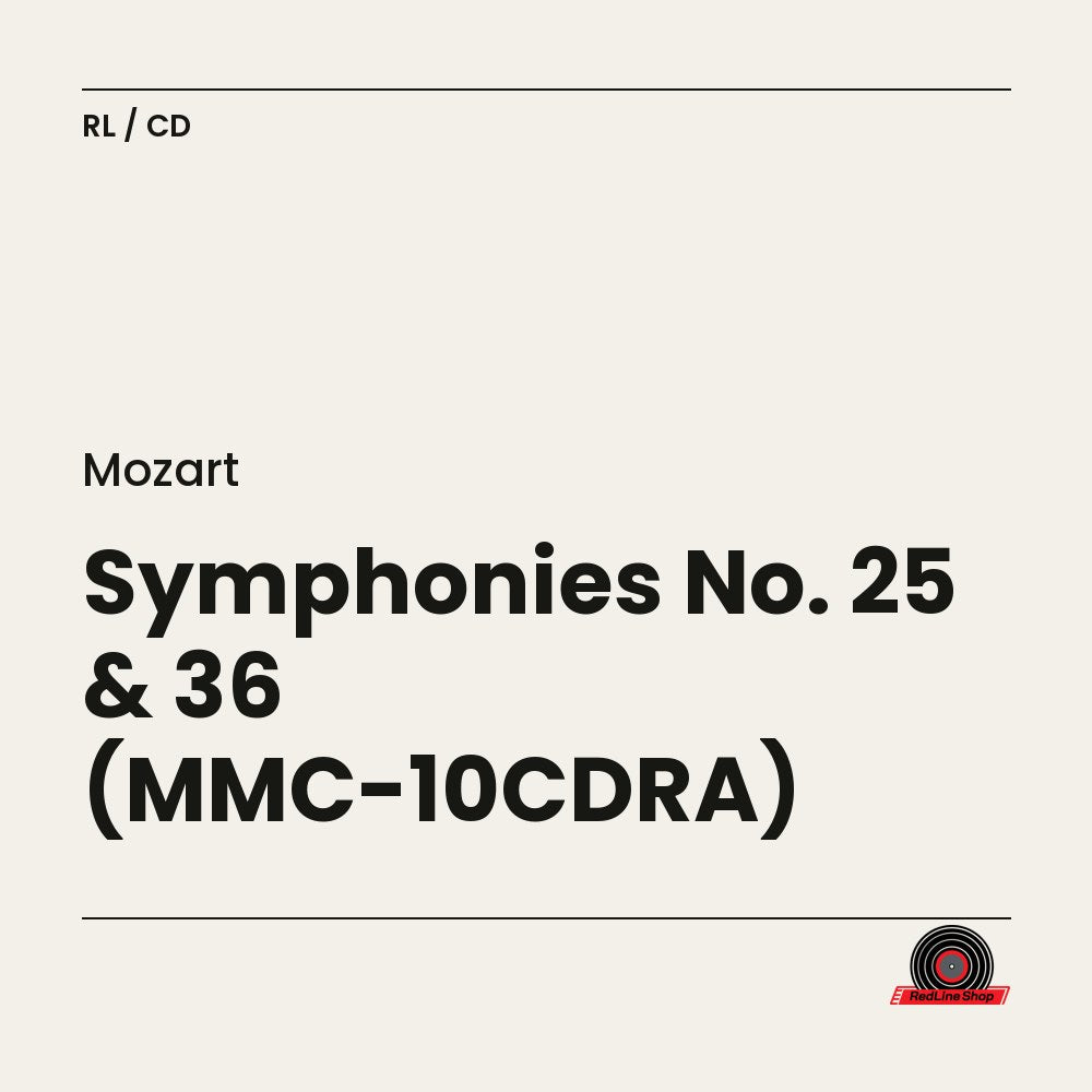 Mozart – Symphonies No. 25 & 36 (MMC-10CDRA) (CD, EN)