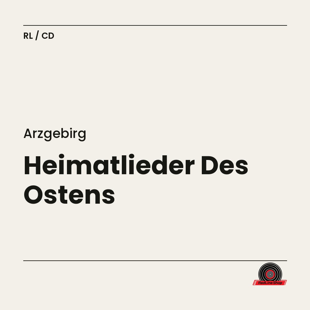 Arzgebirg – Heimatlieder Des Ostens (CD, EN)