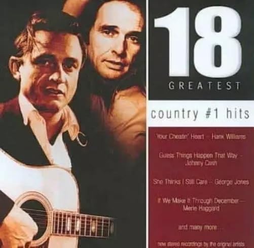 Country #1 Hits – 18 Greatest Hits (Various Artists) (CD, EN) — cover