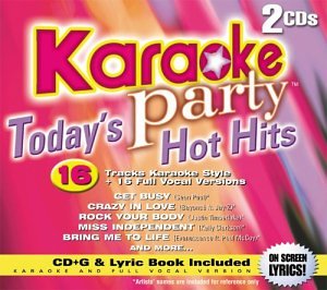 Karaoke Party – Today's Hot Hits (16 tracks/2cd) (2-disc CD, EN) — cover
