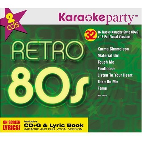 Karaoke Party – Retro 80's (32 tracks/2cd) (2-disc CD, EN)