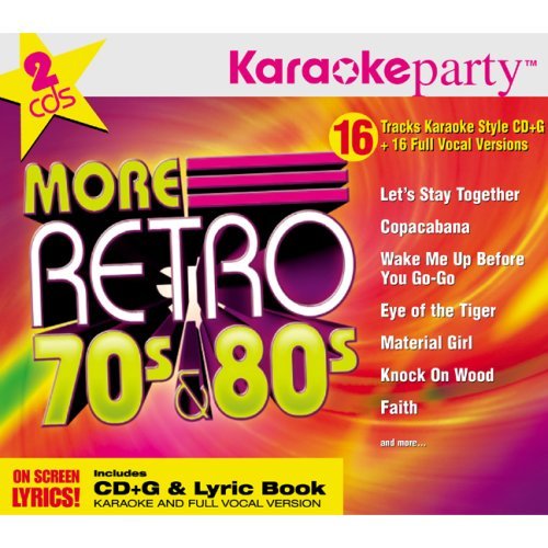 Karaoke Party – More Retro 70's & 80's (16 tracks/2cd) (2-disc CD, EN)