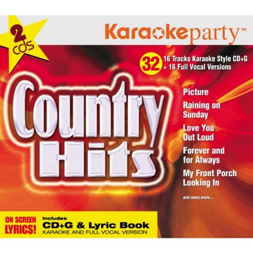Karaoke Party – Country Hits (32 tracks/2cd) (2-disc CD, EN)