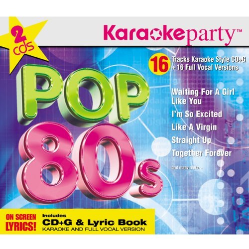 Karaoke Party – Pop 80's (32 tracks/2cd) (2-disc CD, EN)
