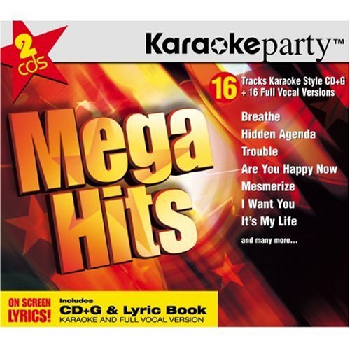 Karaoke Party – Mega Hits (16 tracks/2cd) (2-disc CD, EN)