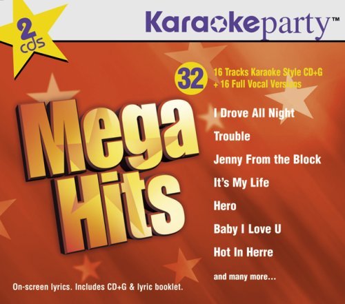 Karaoke Party – Mega Hits (32 tracks/2cd) (2-disc CD, EN)