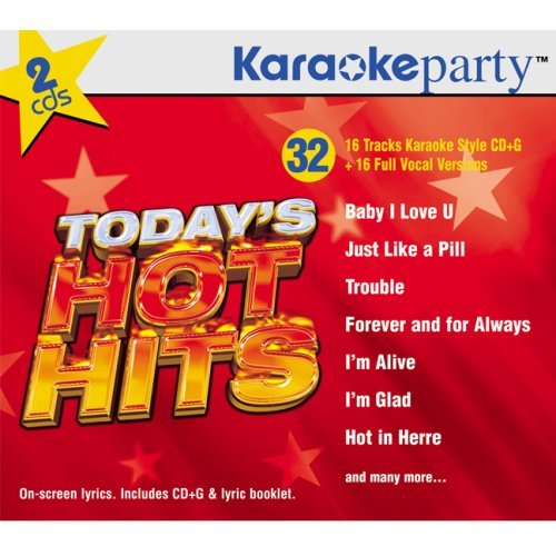 Karaoke Party – Today's Hot Hits (32 tracks/2cd) (2-disc CD, EN)
