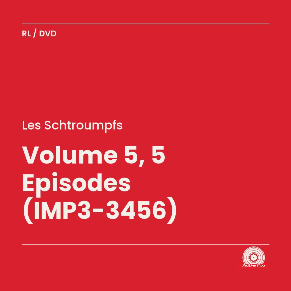 Les Schtroumpfs – Volume 5, 5 Épisodes (IMP3-3456) (DVD, VF)