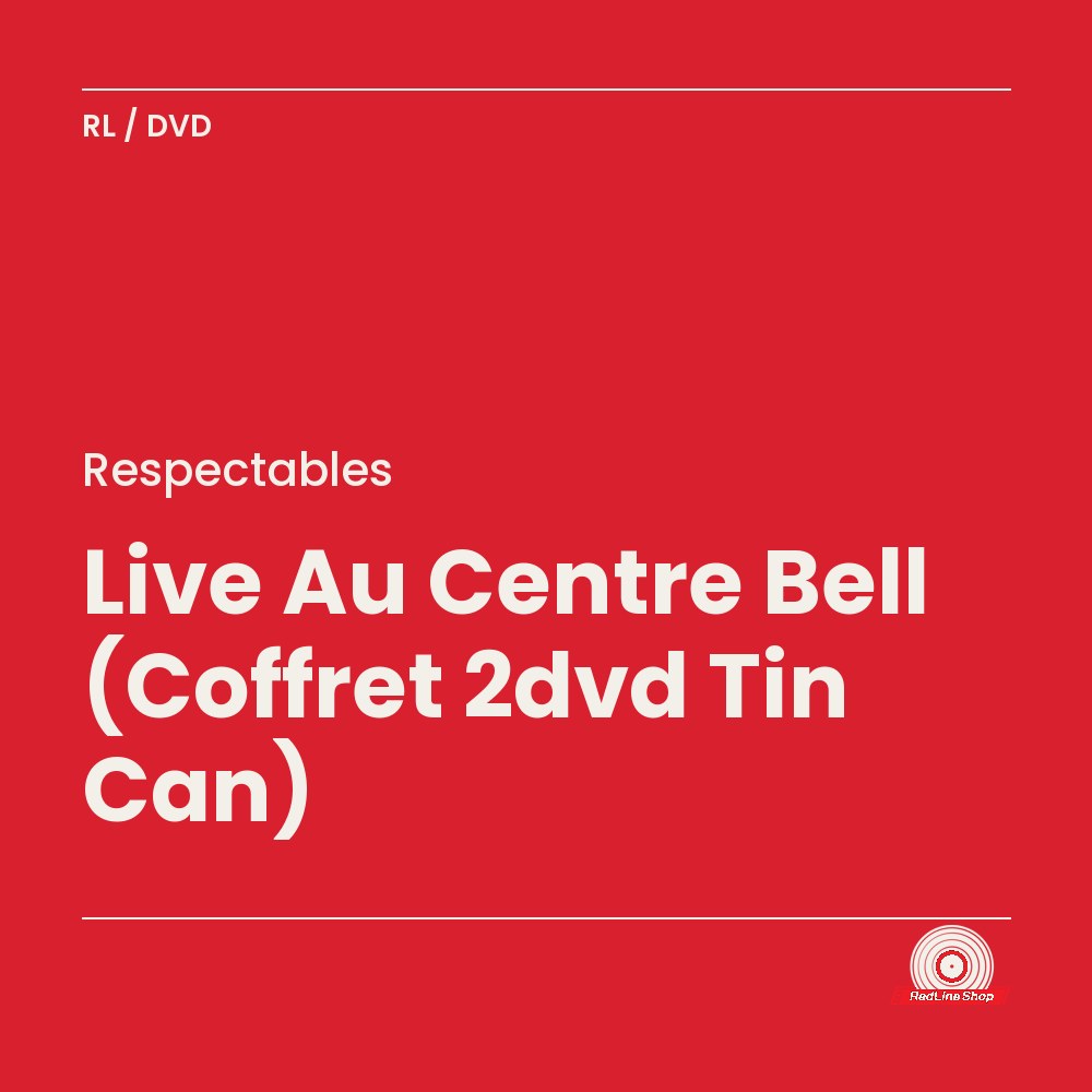 Respectables – Live Au Centre Bell (Coffret 2dvd Tin Can) (2-disc DVD, VF)