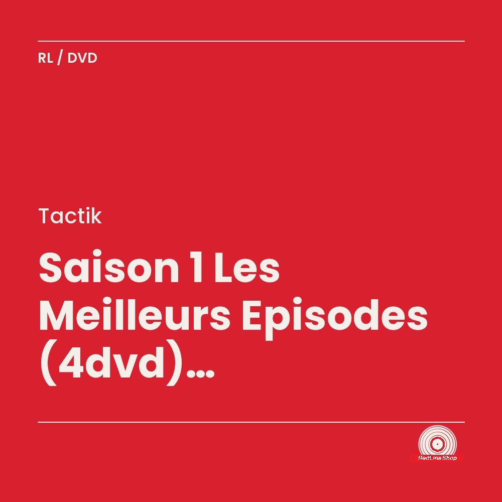Tactik – Saison 1 Les Meilleurs Épisodes (4-disc DVD, VF)