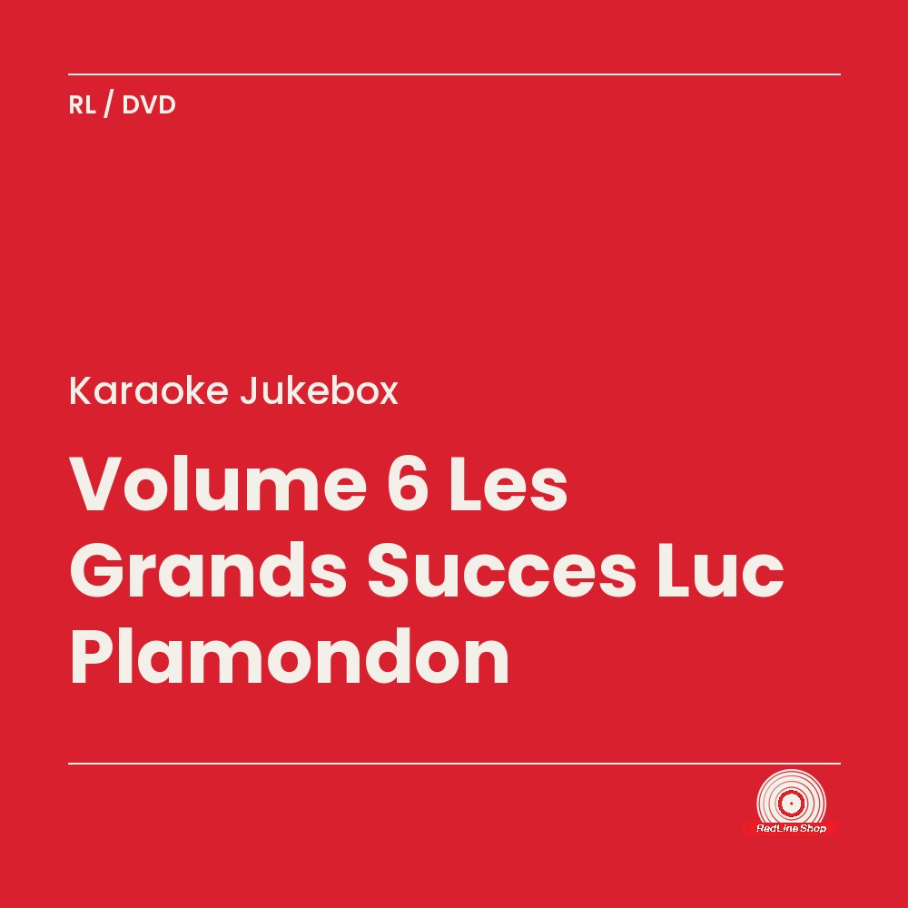 Karaoke Jukebox – Volume 6 Les Grands Succès Luc Plamondon (DVD, VF)