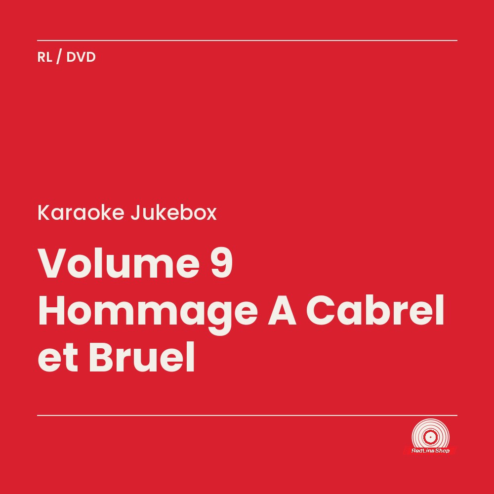 Karaoke Jukebox – Volume 9 Hommage A Cabrel et Bruel (DVD, VF)