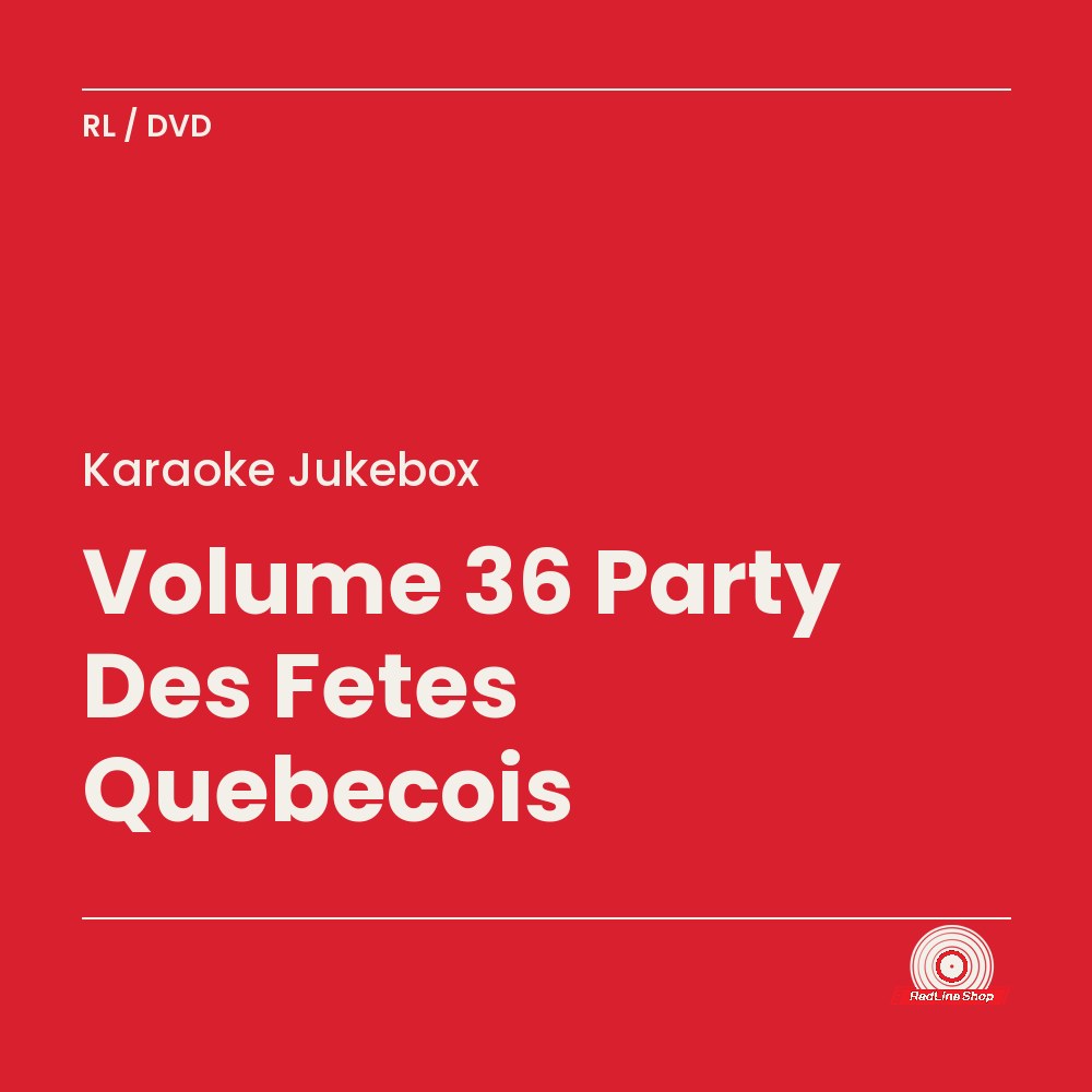 Karaoke Jukebox – Volume 36 Party Des Fêtes Québécois (DVD, VF)