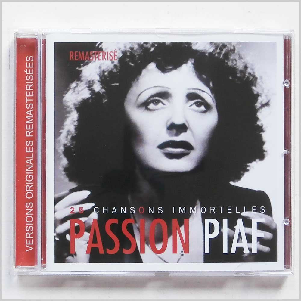 Edith Piaf – Passion (25 Chansons Immortelles) (CD, VF) — cover