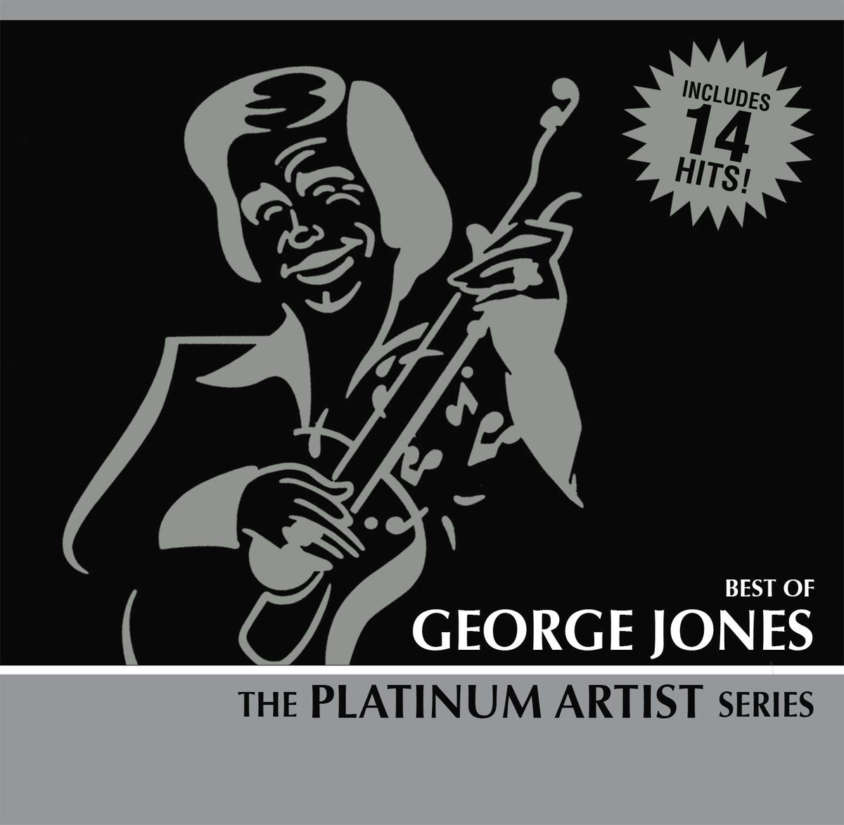 George Jones – The Platinum Artist Series Best Of (CD, EN) — cover