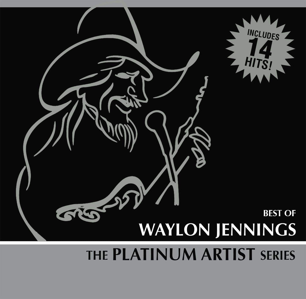 Waylon Jennings – The Platinum Artist Series Best Of (CD, EN) — cover
