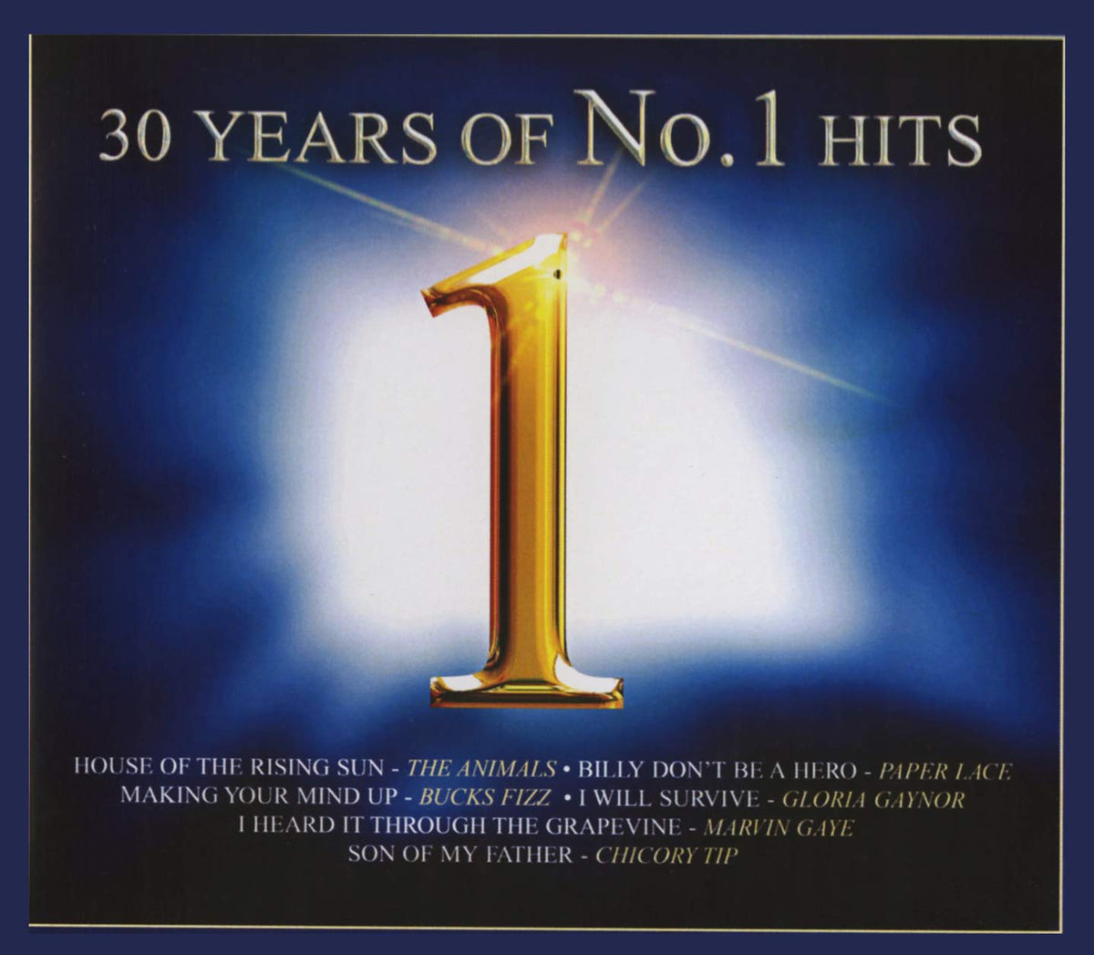 30 Years of No.1 Hits – Various Artists (3-disc CD, EN) — cover
