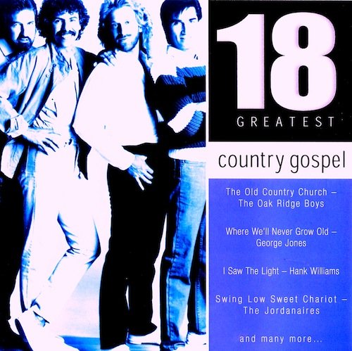 Country Gospel – 18 Greatest Hymns (Various Artists) (CD, EN) — cover