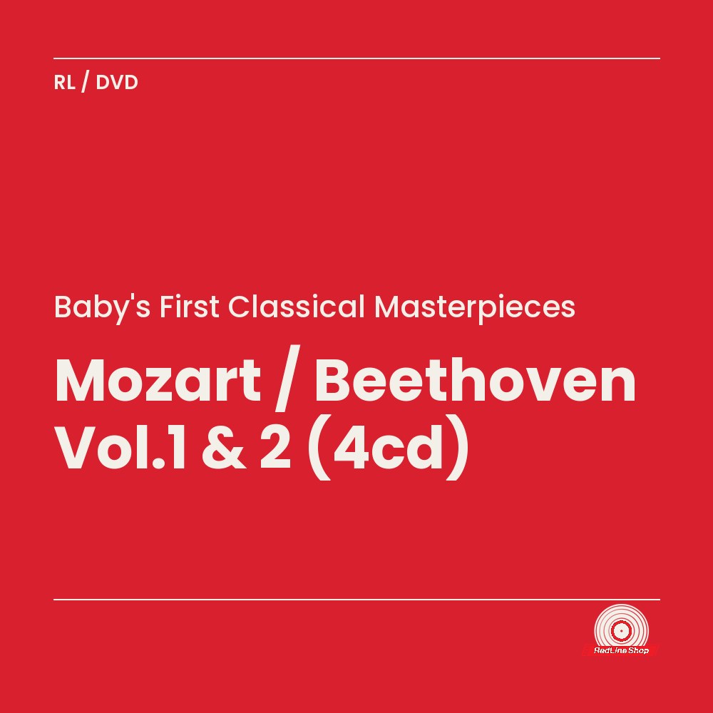 Baby'S First Classical Masterpieces – Mozart / Beethoven Vol.1 & 2 (4-disc DVD, EN)