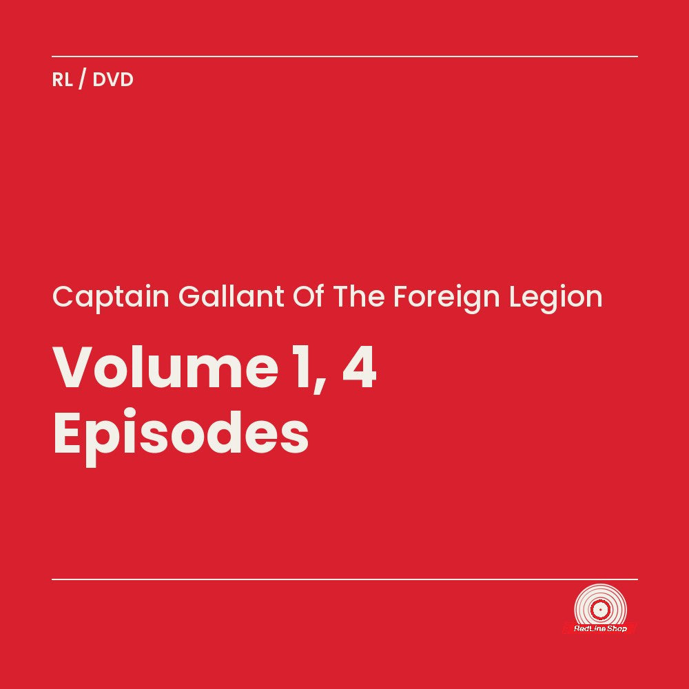 Captain Gallant of the Foreign Legion – Volume 1, 4 Episodes (DVD, EN)