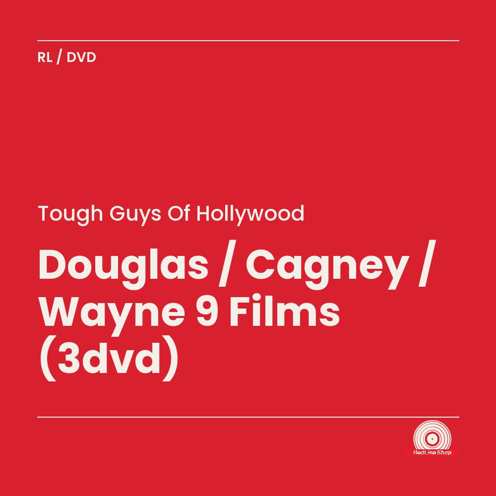 Tough Guys of Hollywood – Douglas / Cagney / Wayne 9 Films (3-disc DVD, EN)