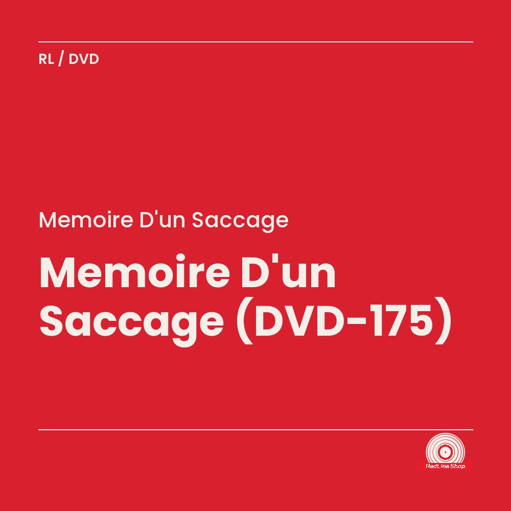 Mémoire D'Un Saccage – Mémoire D'un Saccage (DVD-175) (DVD, VF/EN)