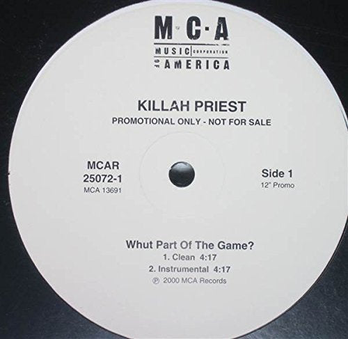 Killah Priest – Whot Part Of The Game (Vinyl, EN)