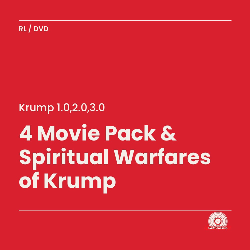Krump 1.0,2.0,3.0 – 4 Movie Pack & Spiritual Warfares of Krump (2-disc DVD, EN)