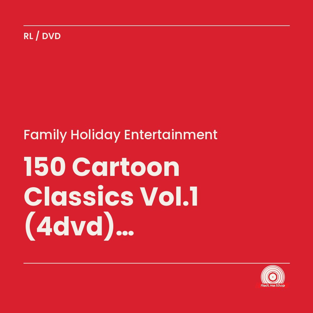 Family Holiday Entertainment – 150 Cartoon Classics Vol.1 (4dvd) (MC-8563/MC-8886) (4-disc DVD, EN)