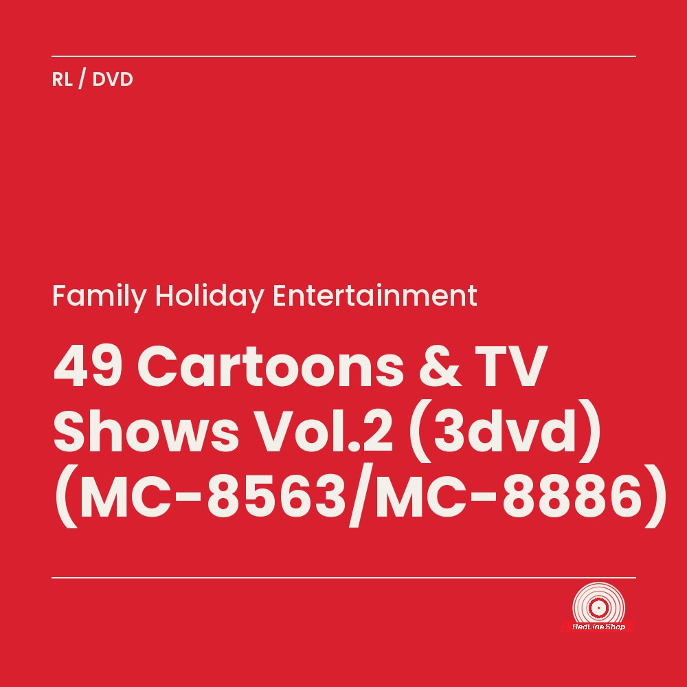 Family Holiday Entertainment – 49 Cartoons & TV Shows Vol.2 (3dvd) (MC-8563/MC-8886) (3-disc DVD, EN)