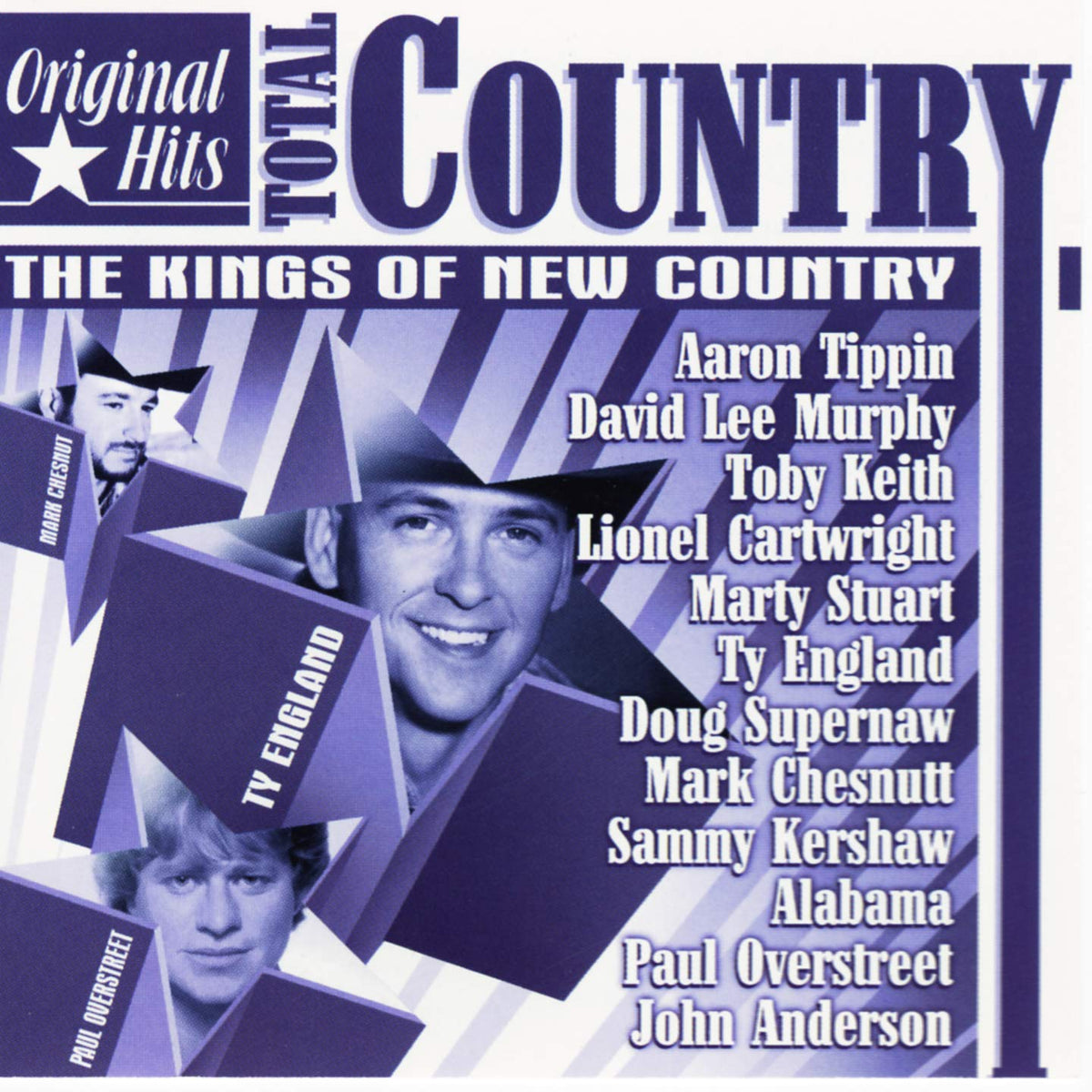 Total Country – The Kings Of New Country, Various Artists (CD, EN) — cover