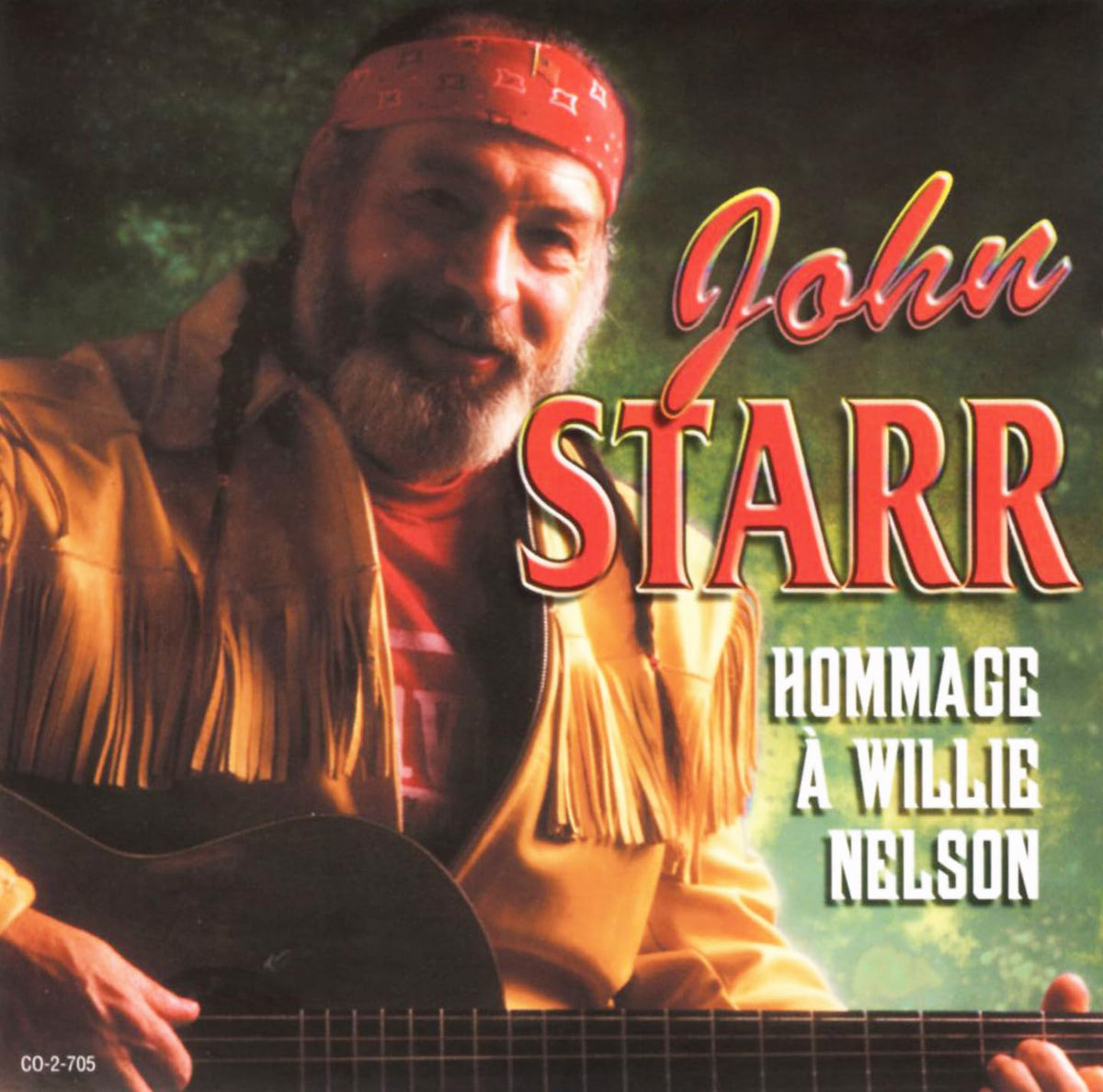 John Starr – Hommage a Willie Nelson (CD, VF/EN) — cover