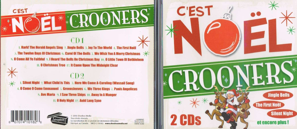 C'Est Noel Crooners – 24 Songs (Various Artists 2cd) (2-disc CD, EN)