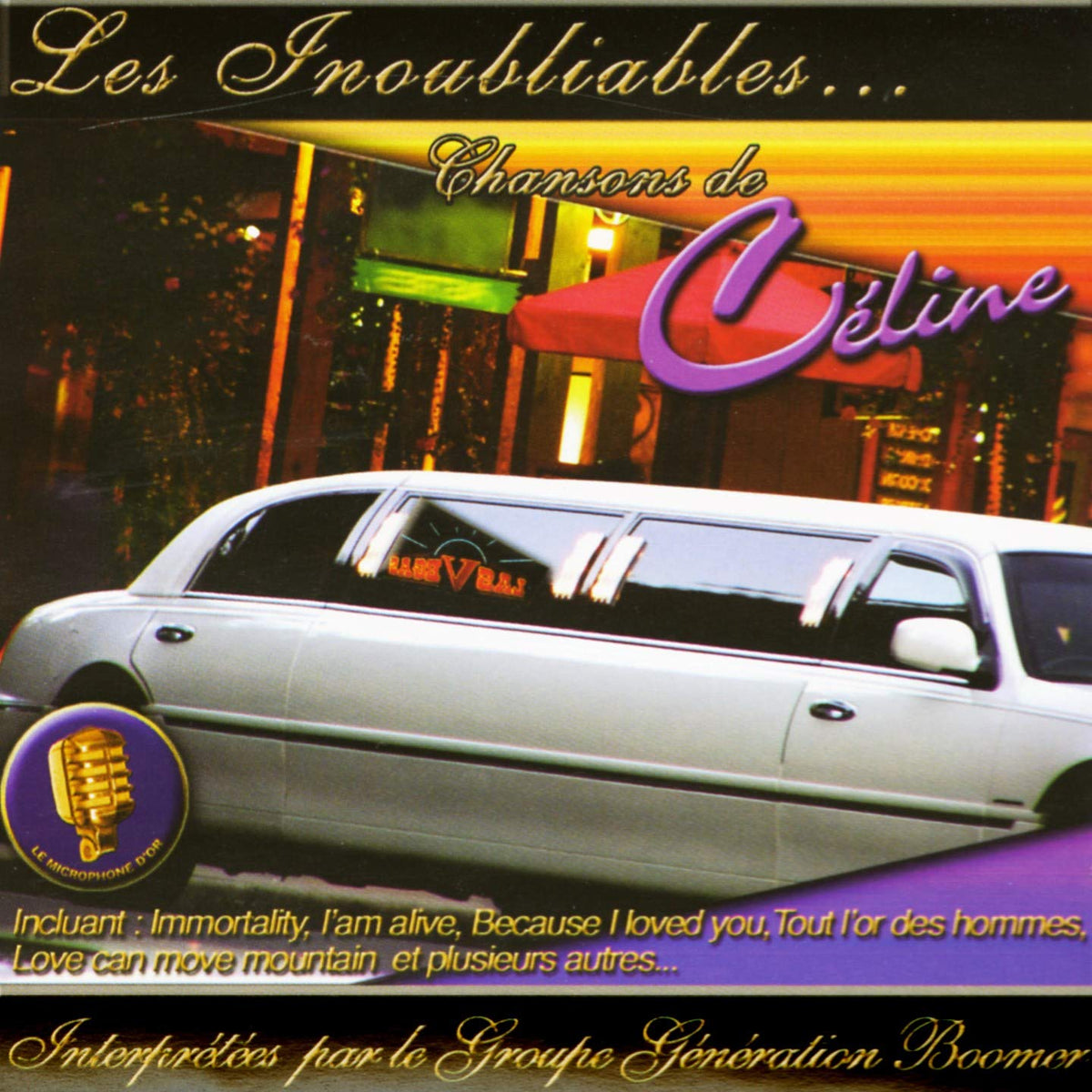 Génération Boomer – Les Inoubliables Chansons De Céline (CD, VF/EN) — cover