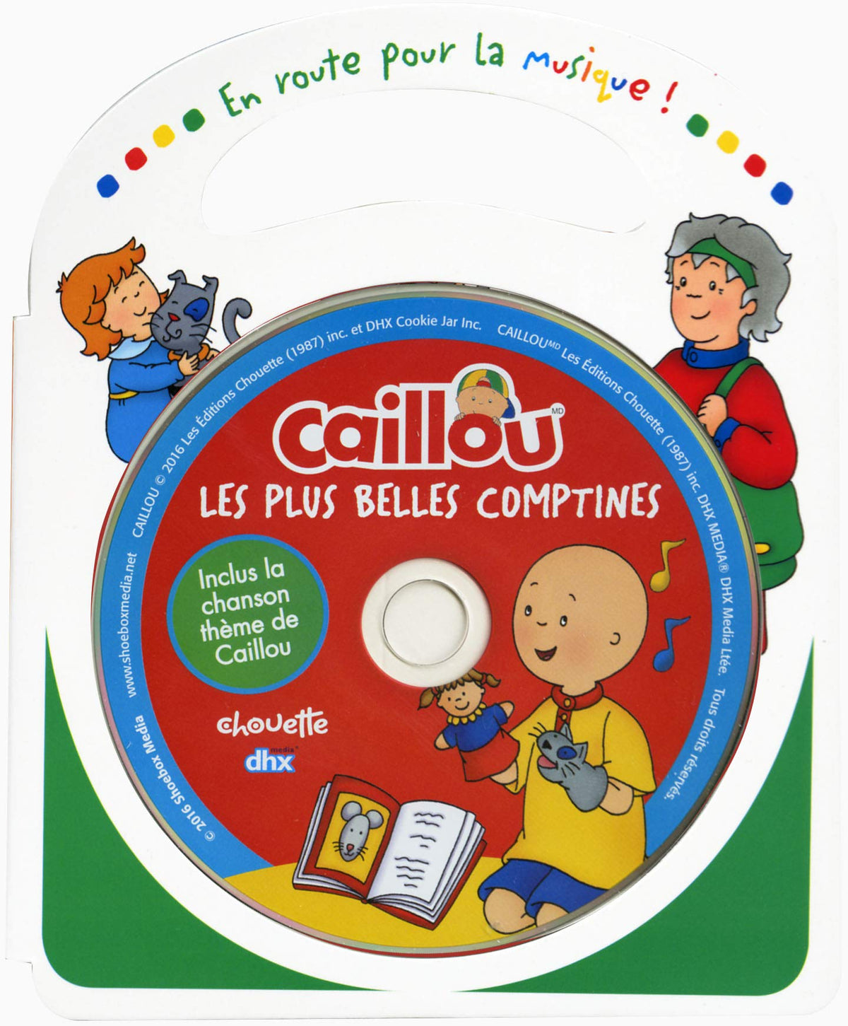 Caillou – Les Plus Belles Comtines (CD + livre, VF) — cover