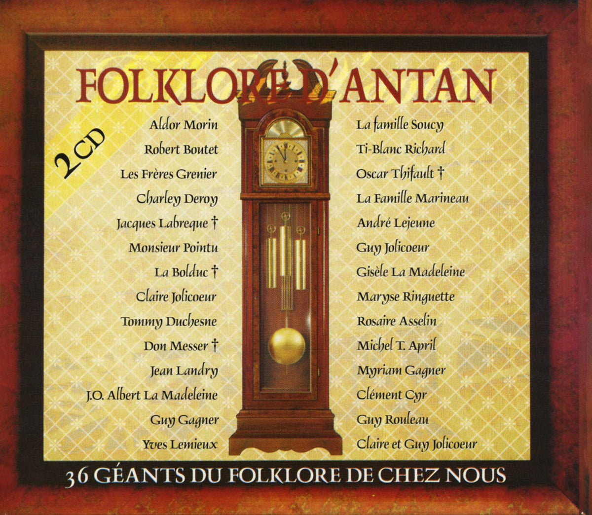 Folklore D'Antan – Artistes Varies (2-disc CD, VF) — cover