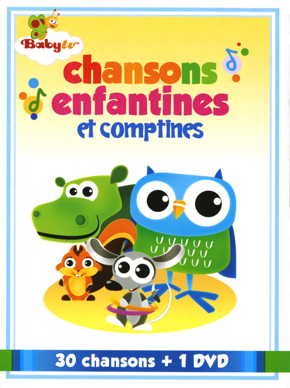 Chansons Enfantines et Comptines – 30 Chansons (3-disc CD + DVD, VF) — cover