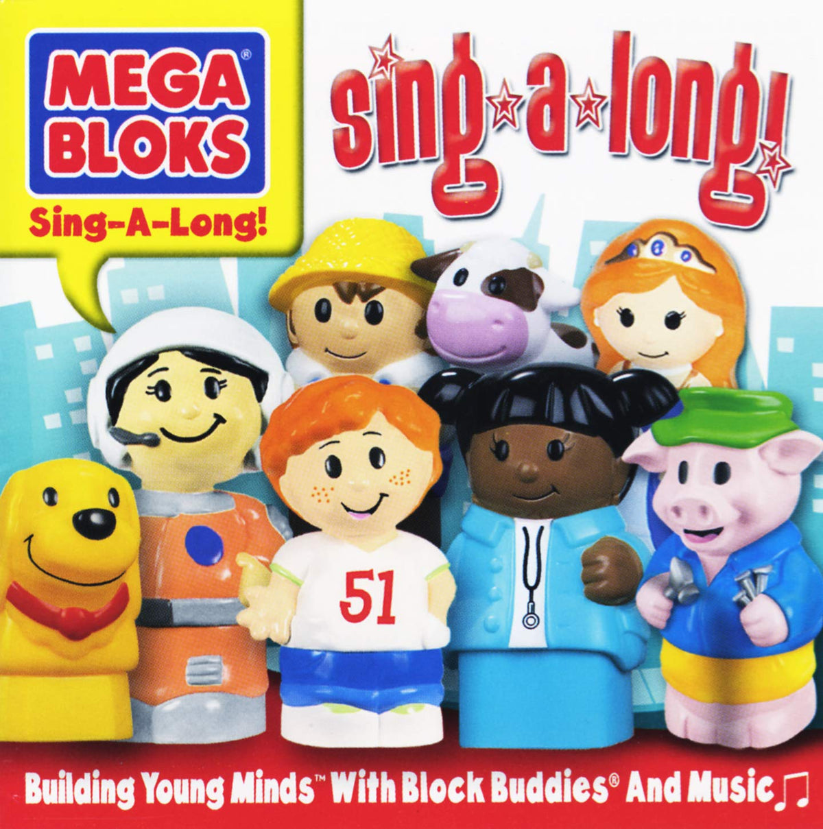 Mega Bloks – 21 Sing-A-Long Songs! (CD, EN) — cover